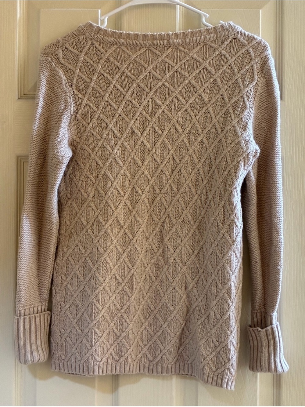J. CREW Diamond Cable Crewneck Sweater - Picture 5 of 7